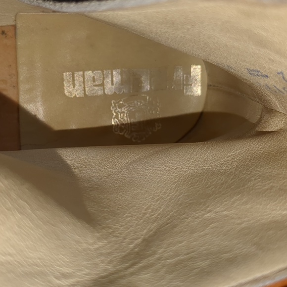 VINTAGE MEN'S "FREEMAN" BROWN LEATHER ANKLE BOOTS SIZE 7 1/2 - Picture 6 of 16